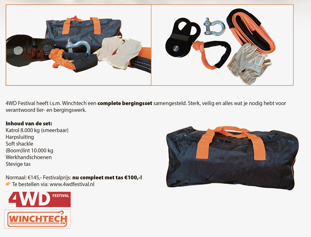 Bergingsset winchtech