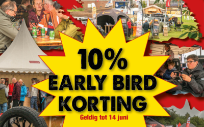 Standhouderspark – 10% Vroegboekkorting geldig tot 14 juni a.s.